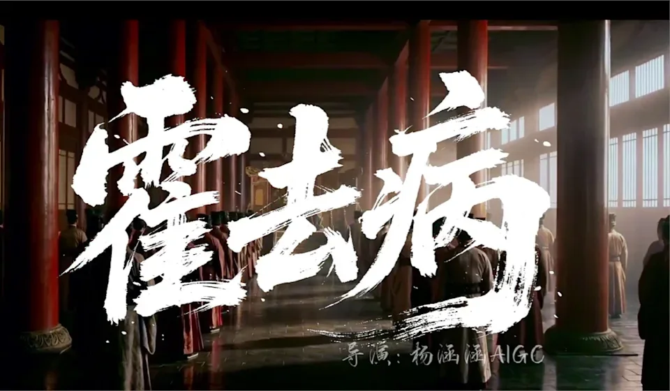 《霍去病》前沿AI短片技术拉片评测公开剧照