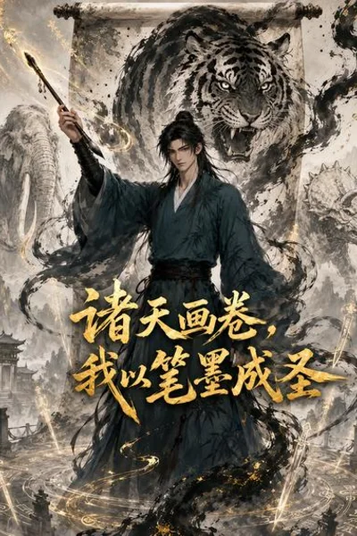 诸天画卷,我以笔墨入圣短剧海报